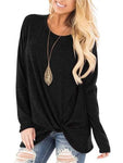 Womens Long Sleeve Casual Loose Tops - Toplen