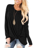 Womens Long Sleeve Casual Loose Tops - Toplen