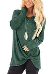 Womens Autumn Long Sleeve Casual Loose Tops - Toplen