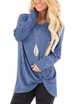 Womens Autumn Long Sleeve Casual Loose Tops - Toplen