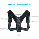Unisex Adjustable Support Belt Back Shoulder Posture Corrector