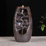 Ceramic Cones Backflow Waterfall Smoke Incense Holder Home Decor