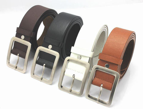 Luxury Leather Buckle Belt Casual Dress Unisex - Toplen