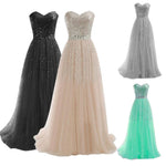 Long Formal Evening Prom Party Dress Bridesmaid Ball Gown Cocktail Dresses - Toplen