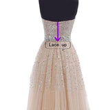 Long Formal Evening Prom Party Dress Bridesmaid Ball Gown Cocktail Dresses - Toplen
