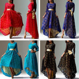 Womens Lace Floral Long Dress Cocktail Formal Prom Party Evening Dress - Toplen