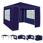 Gazebo 3x3m with Side Panels Waterproof Party Event Tent Marquee Steel Frame