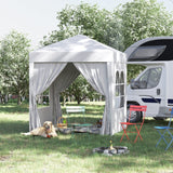 Gazebo Outsunny Pop Up Canopy size (2 x 2m) White