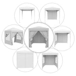 Gazebo Outsunny Pop Up Canopy size (2 x 2m) White