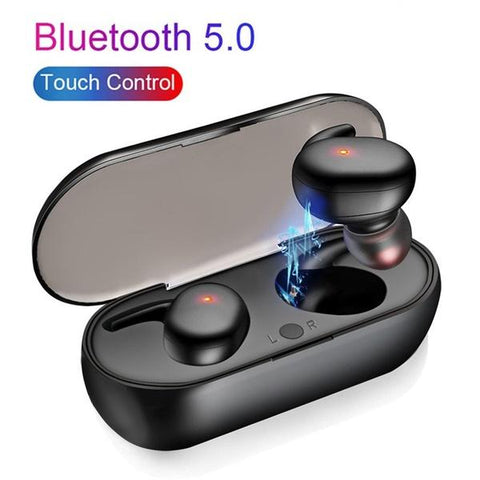Wireless Bluetooth 5.0 Earbuds Stereo TWS Bluetooth Touch Control Headphones