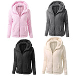 Womens Ladies Hoodie Fleece Sweatshirt Hooded Coat Zip Jacket - Toplen