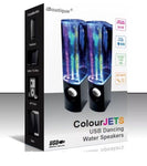 Boutique ColourJets USB Dancing Fountain Speakers for PC Mac MP3 Players, Mobile Phones, Tablets - Toplen