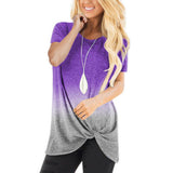 Womens Short Sleeve T Shirt Casual Tops