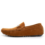 Mens Faux Suede Casual Loafers Moccasins Slip On Driving Shoes - Toplen