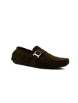 Men's Buckle Strap Loafer Brown