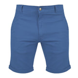 Mens Slim Fit Chino Shorts Stretch Cotton Casual Summer - Toplen