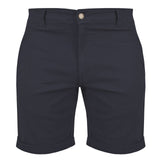 Mens Slim Fit Chino Shorts Stretch Cotton Casual Summer - Toplen