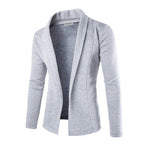 Mens Soft Cotton V Neck Cardigan Jumper Casual Sweater - Toplen