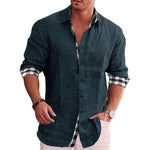 Mens Long Sleeve Summer Casual Shirts