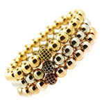 New Series Natural Crystal Ball Decoration Charm Bracelet - Toplen