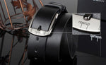 Men Metal Buckle Leather Waistband Classic Pin Buckle Belts - Toplen