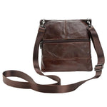 Men leather Business Crossboby Shoulder Bag - Toplen