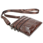 Men leather Business Crossboby Shoulder Bag - Toplen