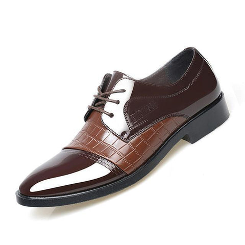 Men's Formal Leather Shoes Classic Business Dress Shoes - Toplen