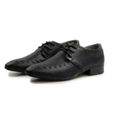 Men Formal Business Office Wedding Pointed Designers Lace Up Shoes - Toplen