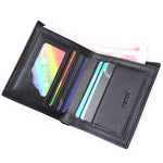 Genuine Cow Leather Men Wallet Fashion Coin Pocket - Toplen