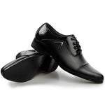 Men Casual Office Business Autumn Pattern Leather Shoes - Toplen