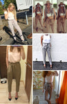 Women Simplee high waist harem casual pants trousers - Toplen