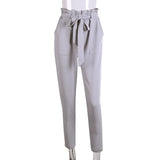 Women Simplee high waist harem casual pants trousers - Toplen