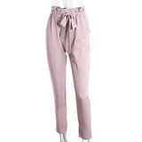 Women Simplee high waist harem casual pants trousers - Toplen