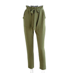 Women Simplee high waist harem casual pants trousers - Toplen