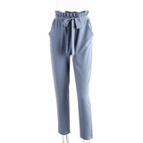 Women Simplee high waist harem casual pants trousers - Toplen