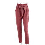 Women Simplee high waist harem casual pants trousers - Toplen