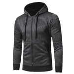 Men's Casual Slim Fit Hooded Sweatshirt Hoodies - Wishmid
