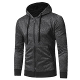 Men's Casual Slim Fit Hooded Sweatshirt Hoodies - Wishmid