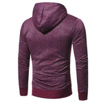 Men's Casual Slim Fit Hooded Sweatshirt Hoodies - Wishmid