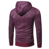Men's Casual Slim Fit Hooded Sweatshirt Hoodies - Wishmid