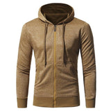 Men's Casual Slim Fit Hooded Sweatshirt Hoodies - Wishmid