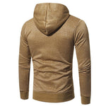 Men's Casual Slim Fit Hooded Sweatshirt Hoodies - Wishmid