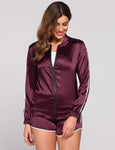 Women Sporting Suits Two Piece Set Tracksuit - Toplen