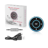 Wireless Mini Bluetooth Audio Transmitter Receiver AUX Out for Speaker Car - Toplen