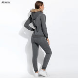 Women Thicken Sweatshirt Hoodies Tracksuits - Toplen