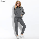 Women Thicken Sweatshirt Hoodies Tracksuits - Toplen