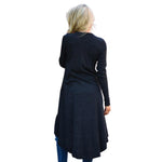 Women Loose Long Sleeve Cardigan - Toplen