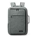 Unisex 15.6 Laptop Backpack Convertible Briefcase 2-in-1 Business Travel Luggage Carrier - Toplen