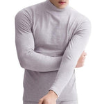 Mens Autumn Winter Turtle Neck Tops - Toplen